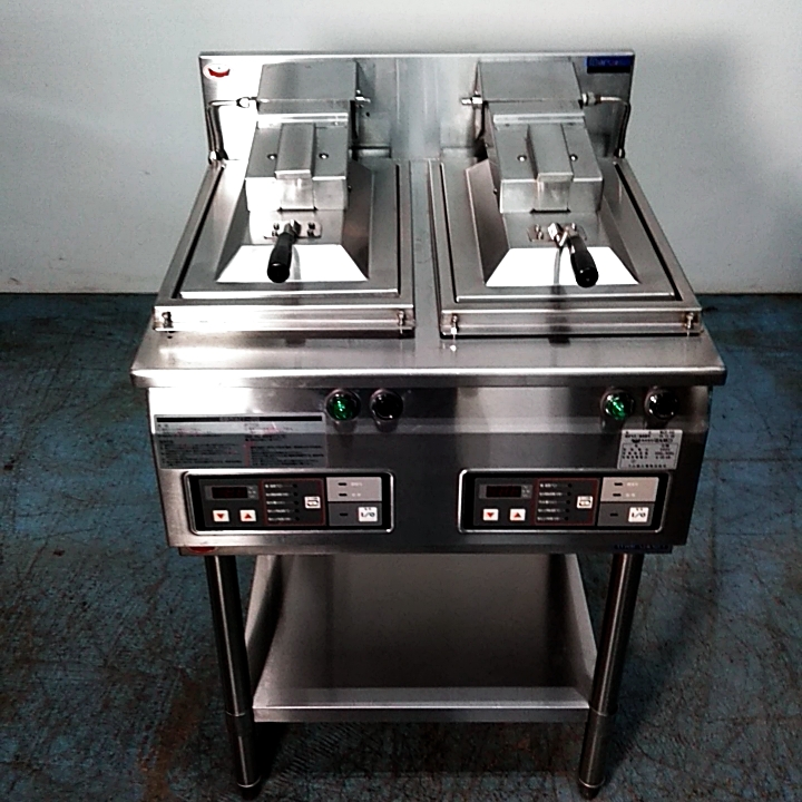 ランキングや新製品 厨房はリサイクルマートドットコムマルゼン ガス自動餃子焼器 架台付 幅650×奥行750×高さ350×バック150 mm MAZ-10  MAZ-65T